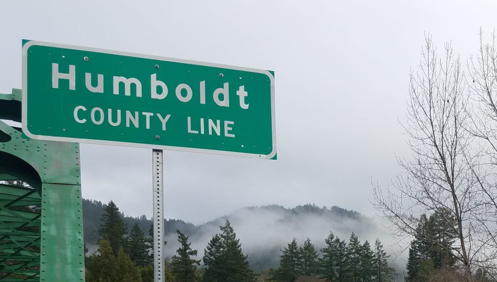 Image of Humboldt County Line sign