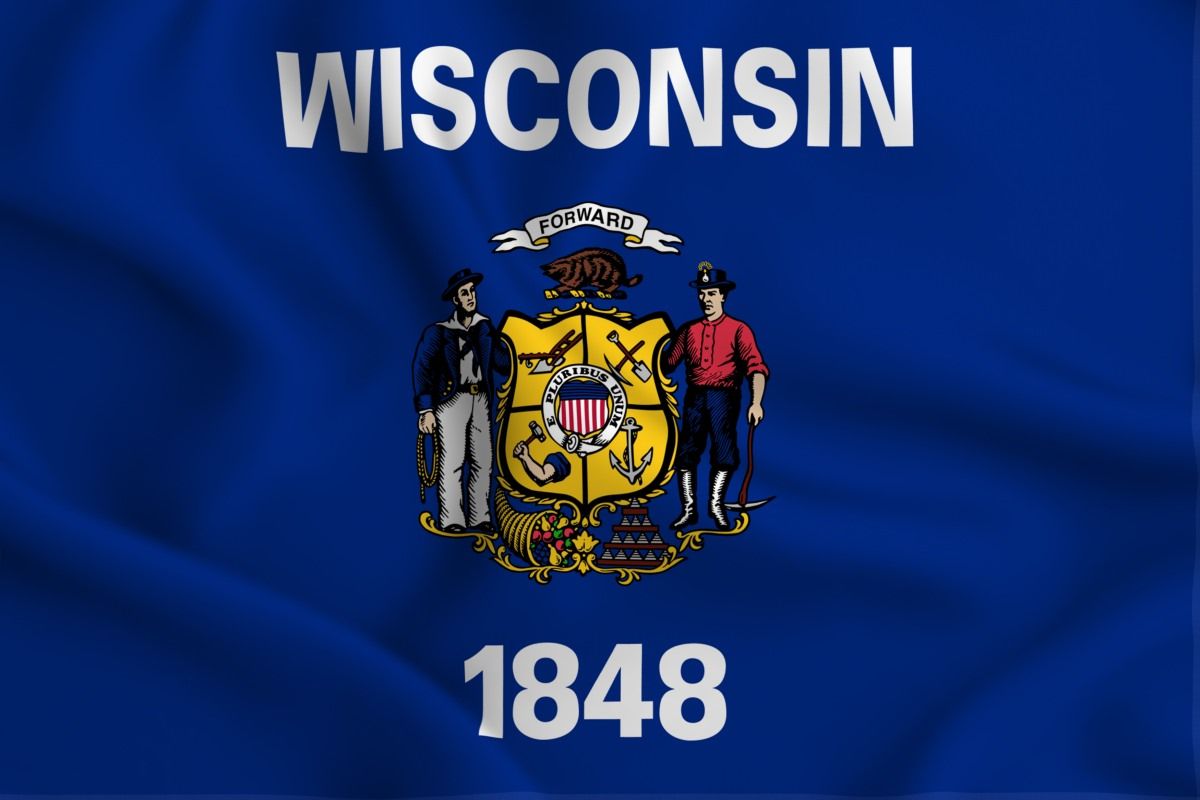 Image of Wisconsin state flag