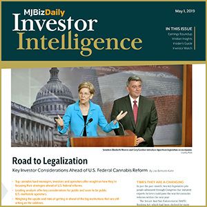 Road to US legalization, when not to invest in cannabis + consumption device opportunities