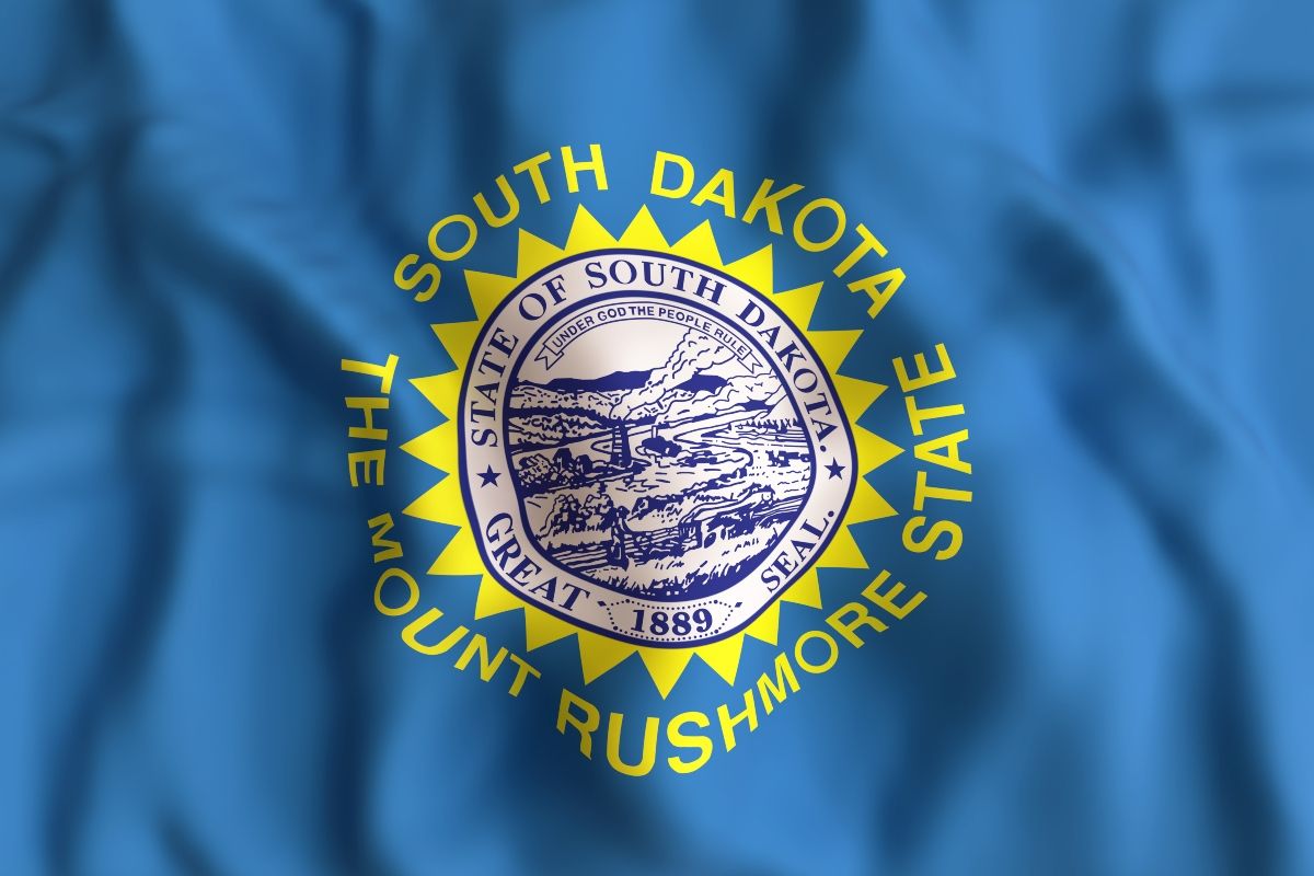 Image of South Dakota state flag