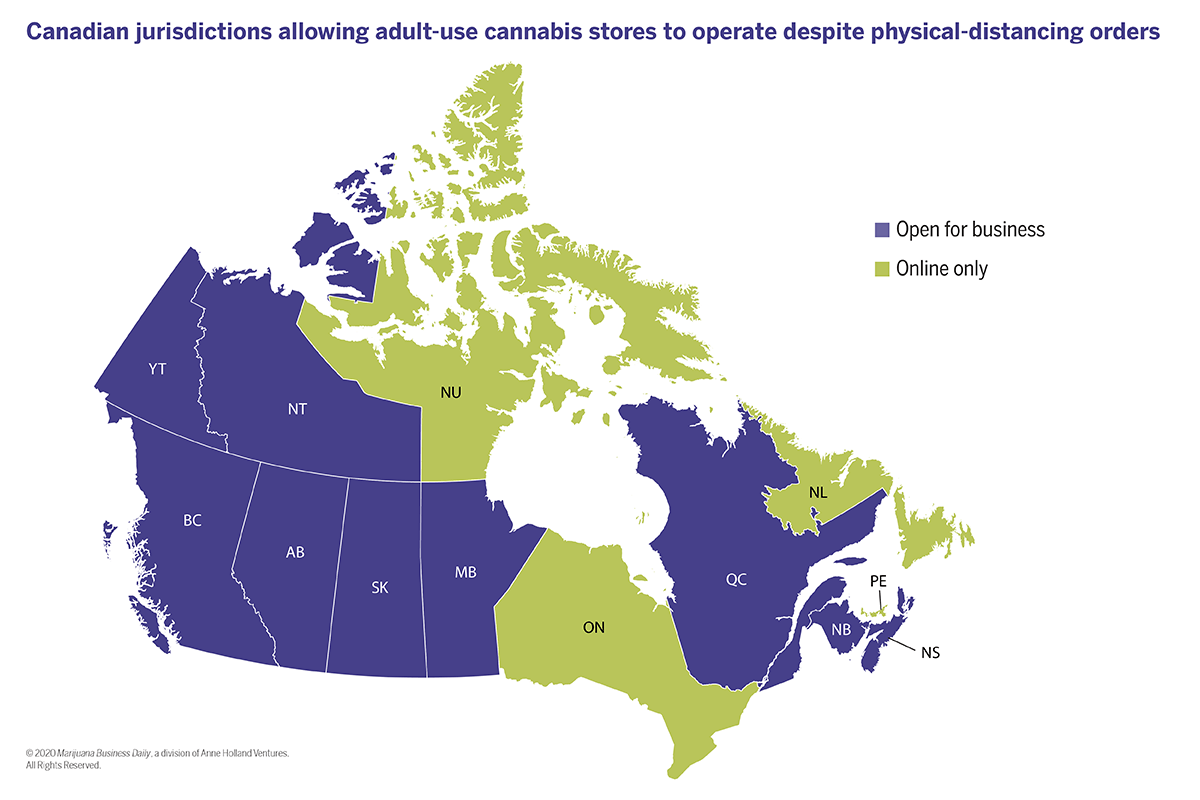 map of canada provinces only