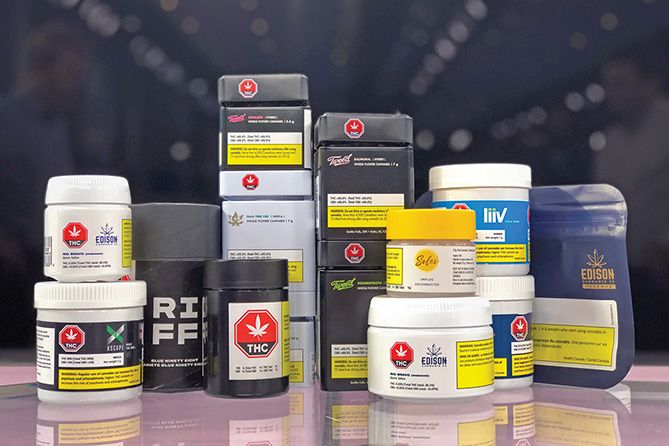 Image of Canadian cannabis products