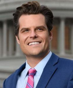 Representative Matt Gaetz (R-Florida) official headshot