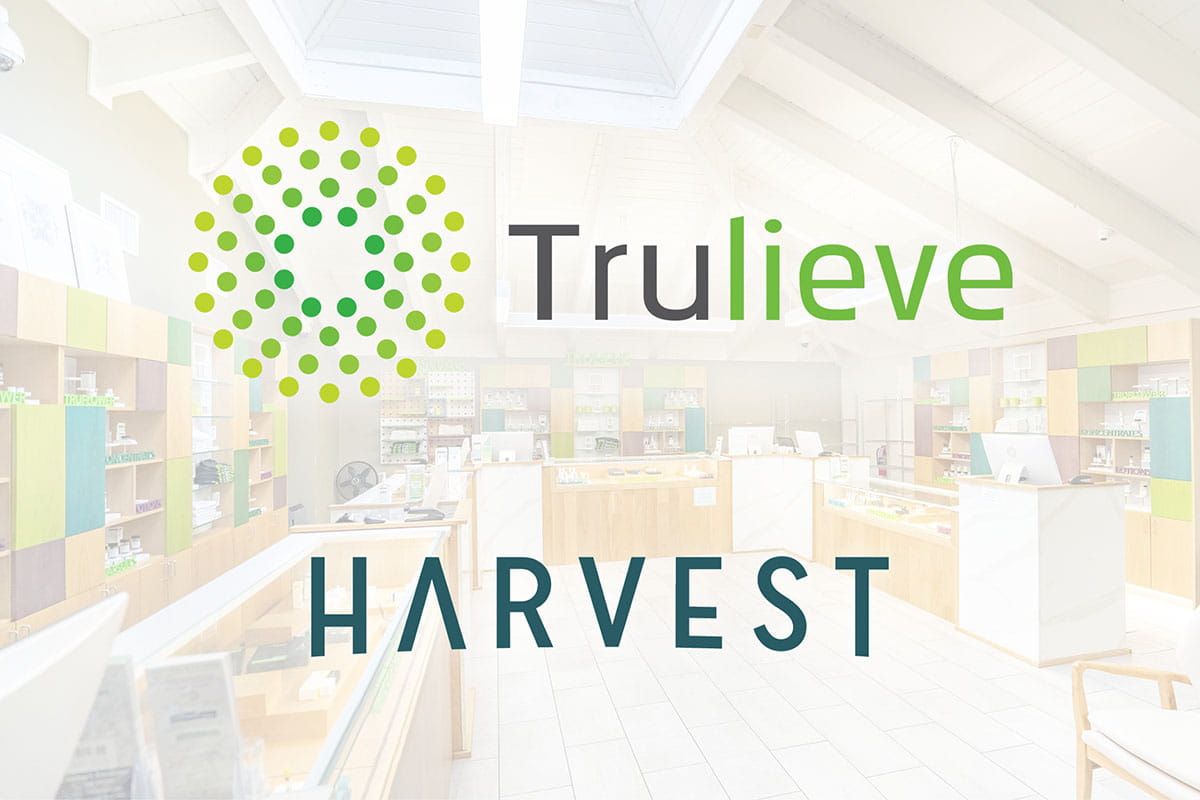 Image of Trulieve and Harvest logos