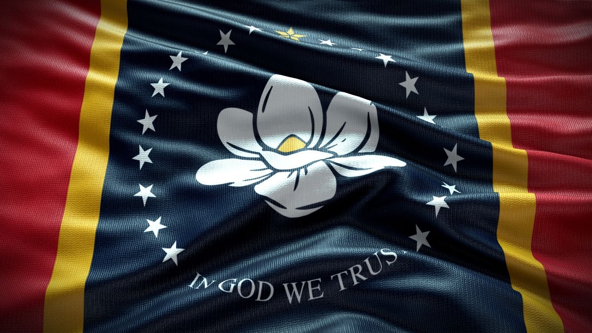 Image of Mississippi state flag