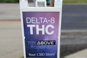 sign for Delta-8 THC