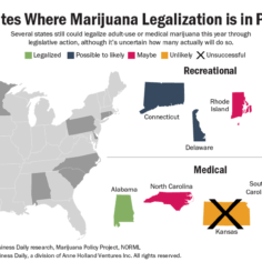 Marijuana legalization outlook: CT close on adult use; Louisiana ...