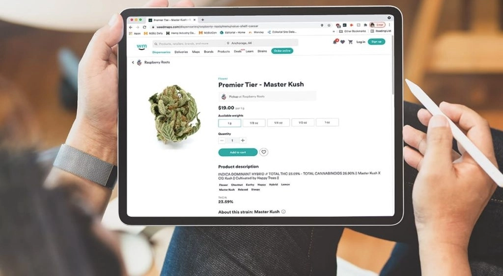 What Technologies Are Used For Online Shopping Experiences In Marijuana-branded Clothing?