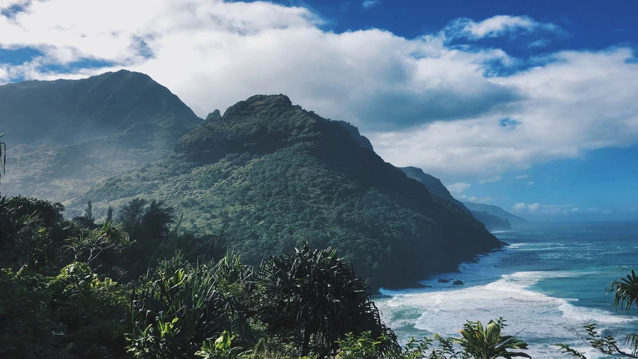 Image of the Napali Coast in Kauai