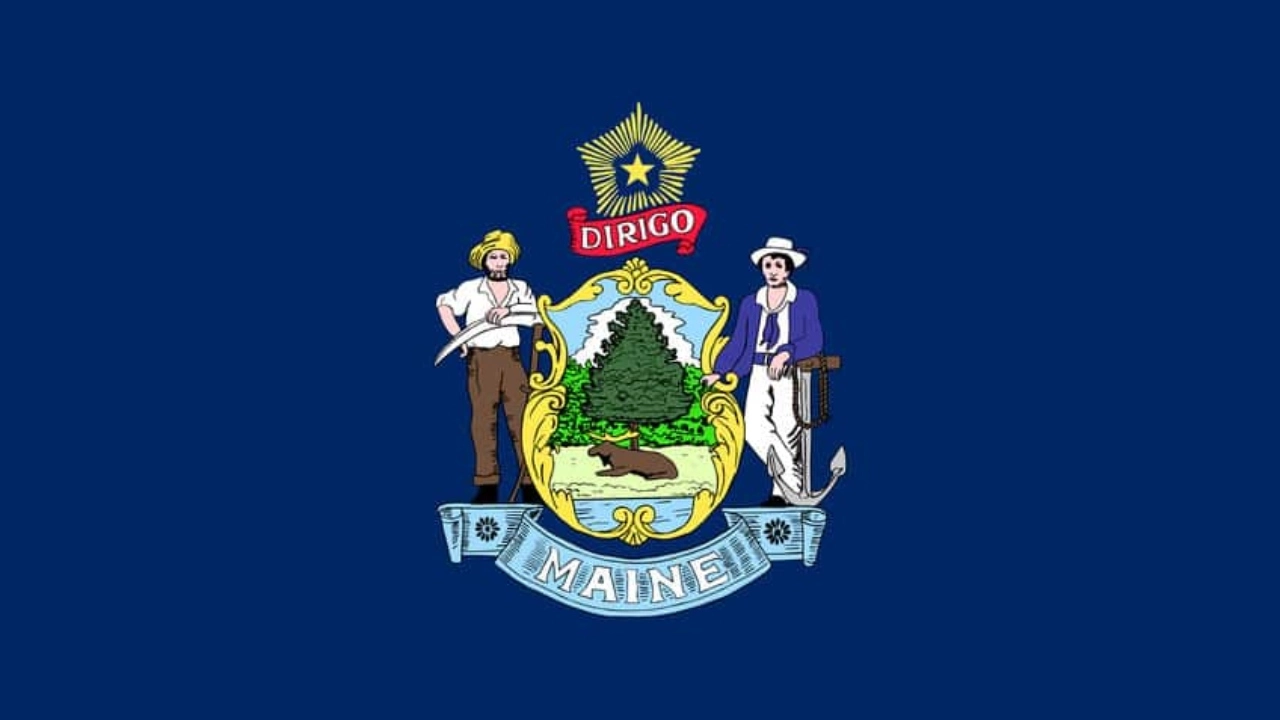 Image of Maine state flag