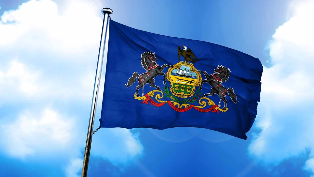 Image of Pennsylvania state flag