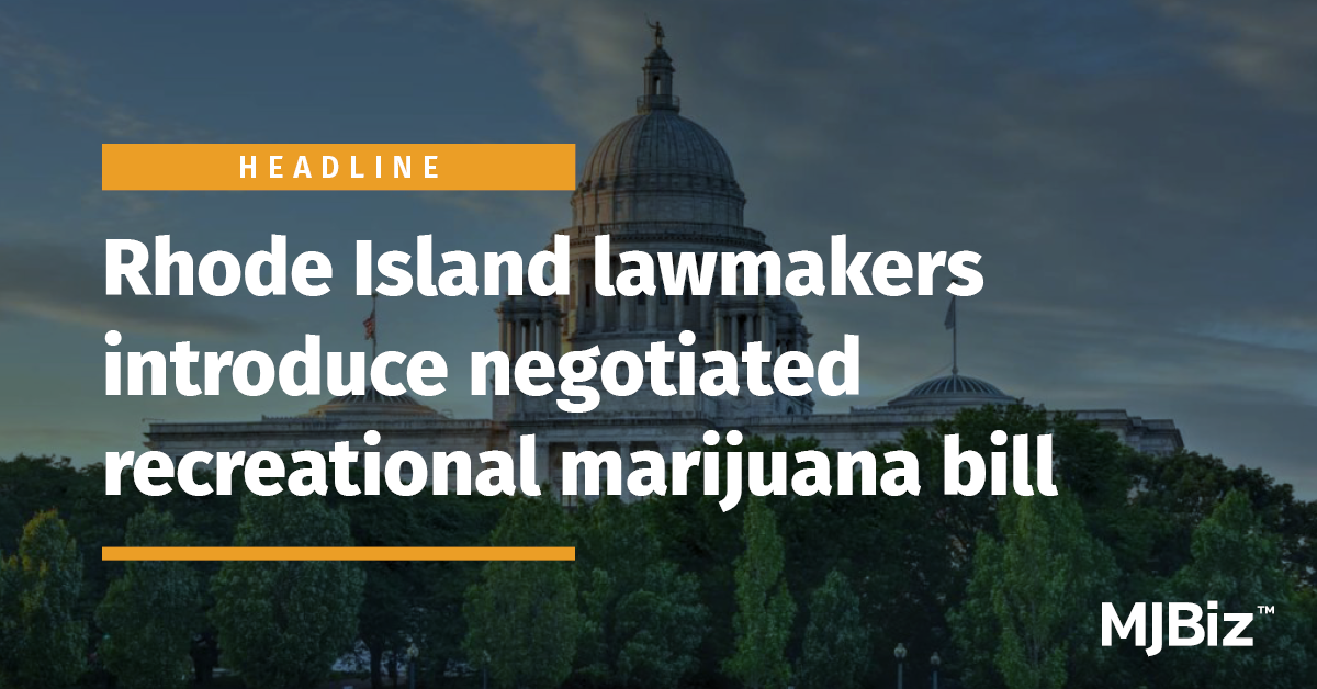 Rhode Island Lawmakers Introduce Negotiated Recreational Marijuana Bill