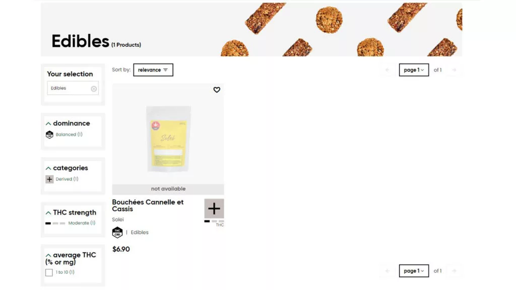Image of Solei Bites cannabis edibles