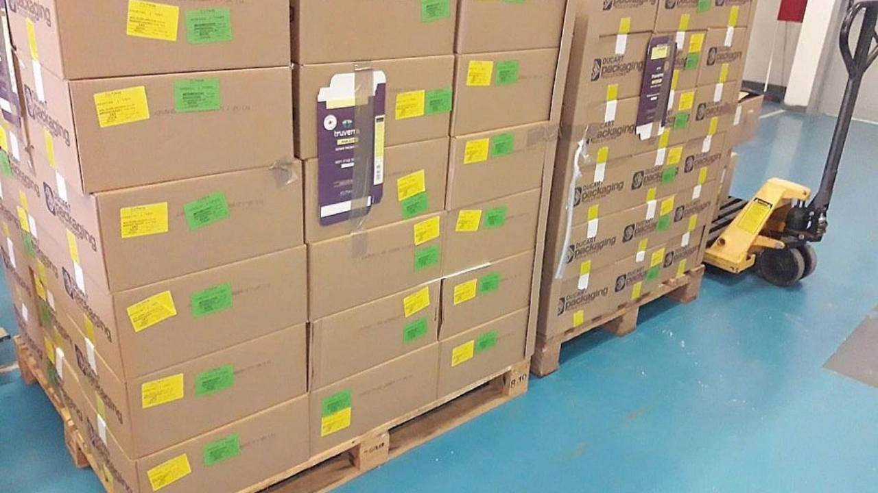 Image of an Israeli cannabis shipment from Canada