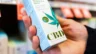 Image of someone holding a boxed CBD product