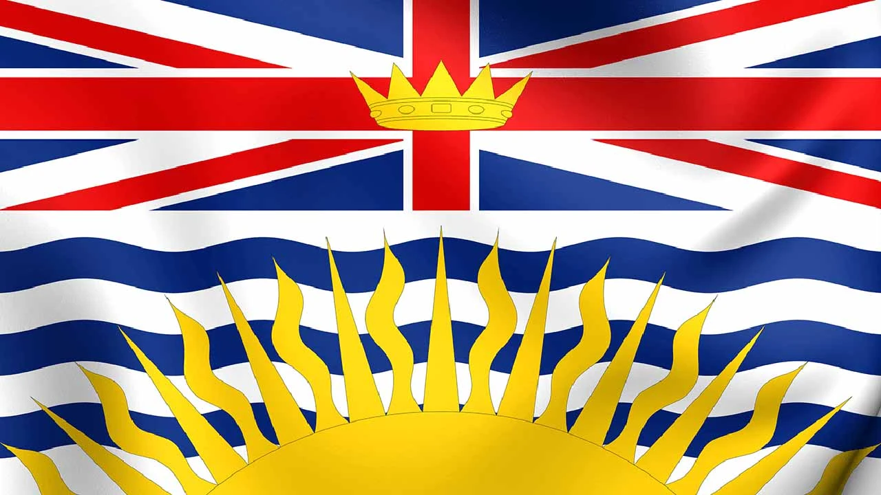 Image of the British Columbia flag