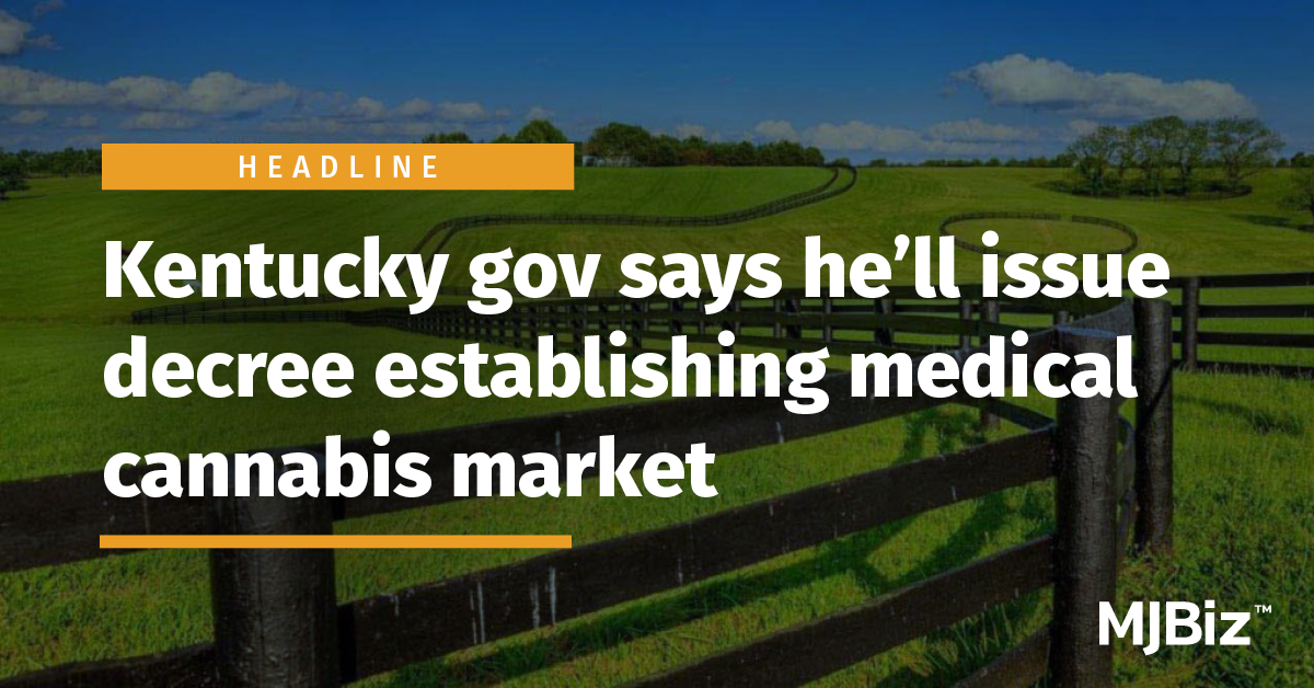 Image of post: Kentucky gov says he’ll issue decree establishing medical cannabis market