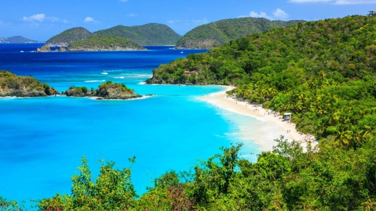 Image of Trunk Bay, St. John Island, U.S. Virgin Islands