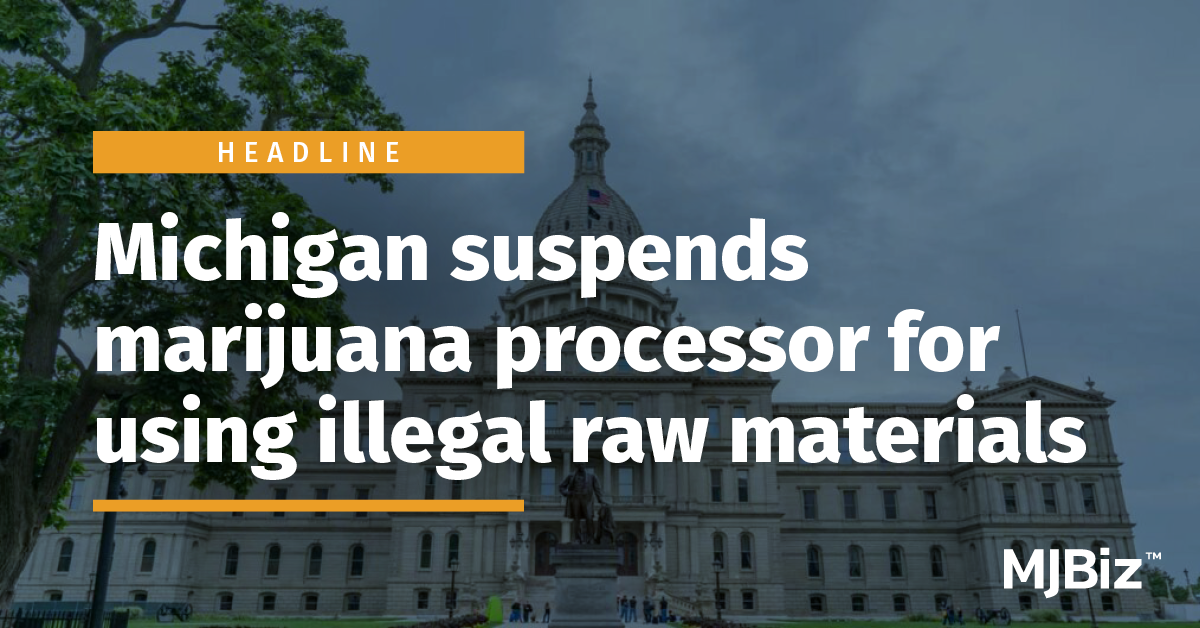 Michigan Hemp Processor-handler License Fee 1350