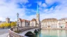 Image of historic city center in Zurich, Switzerland.