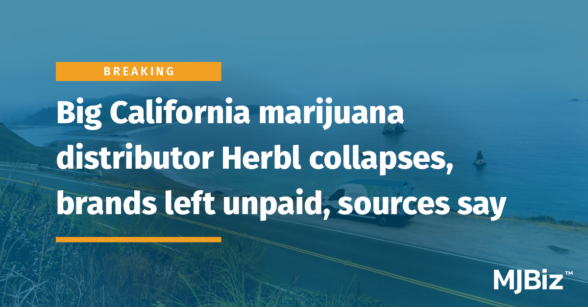 Big California marijuana distributor Herbl collapses, brands left