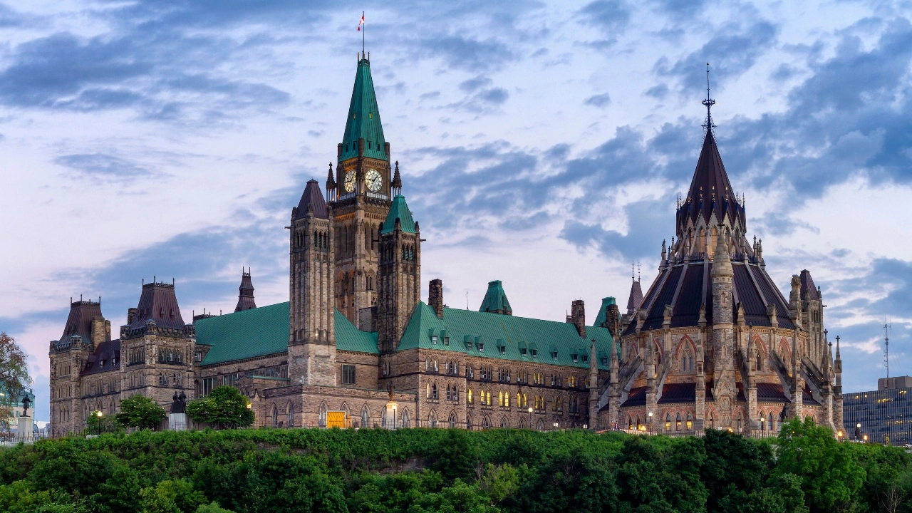 Image of Parliament Hill in Ottawa, Ontario, Canada