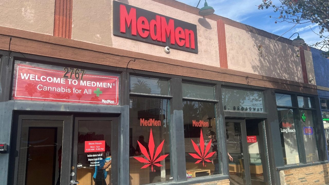 Image of a MedMen store in Long Beach, California