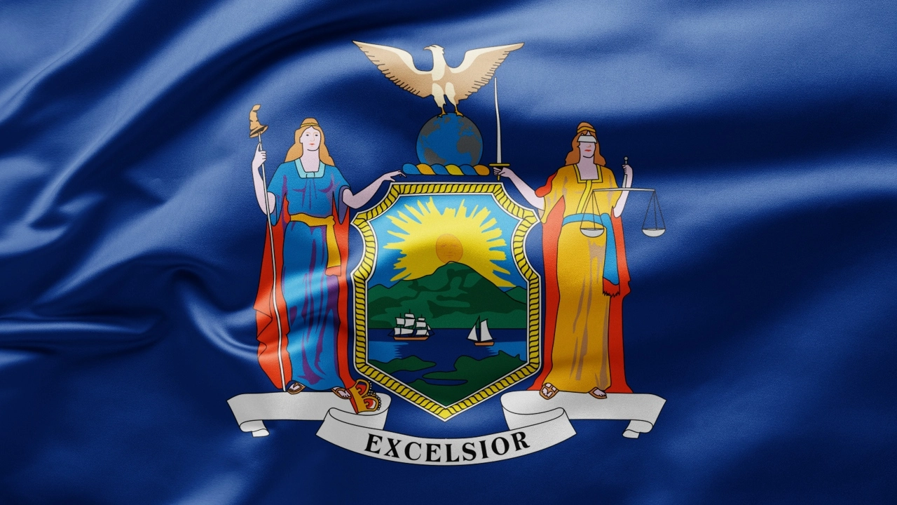 Image of New York state flag
