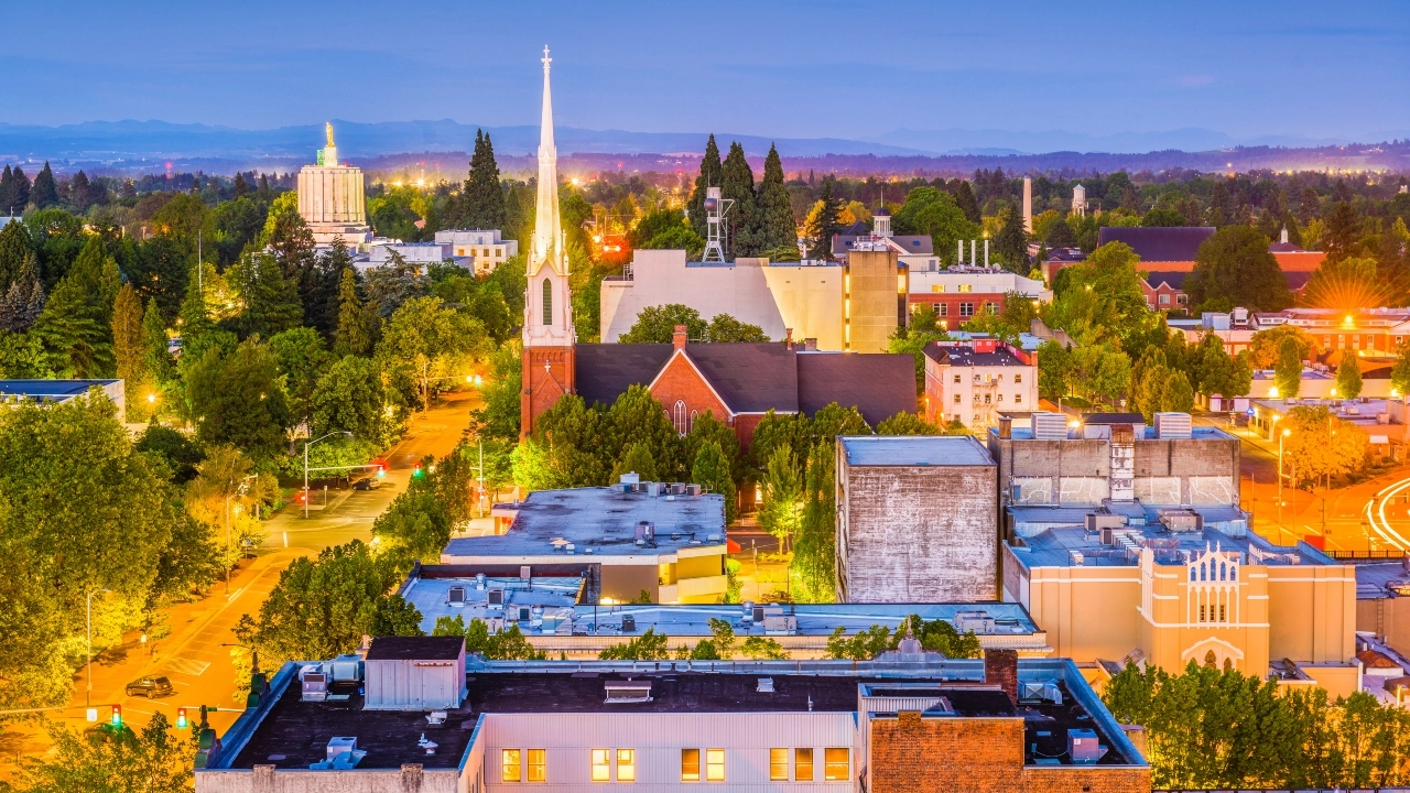 Image of Salem, Oregon, skyline