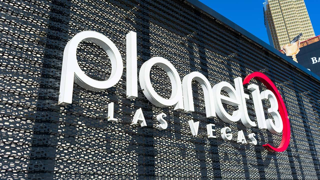 Exterior image of Planet 13 in Las Vegas
