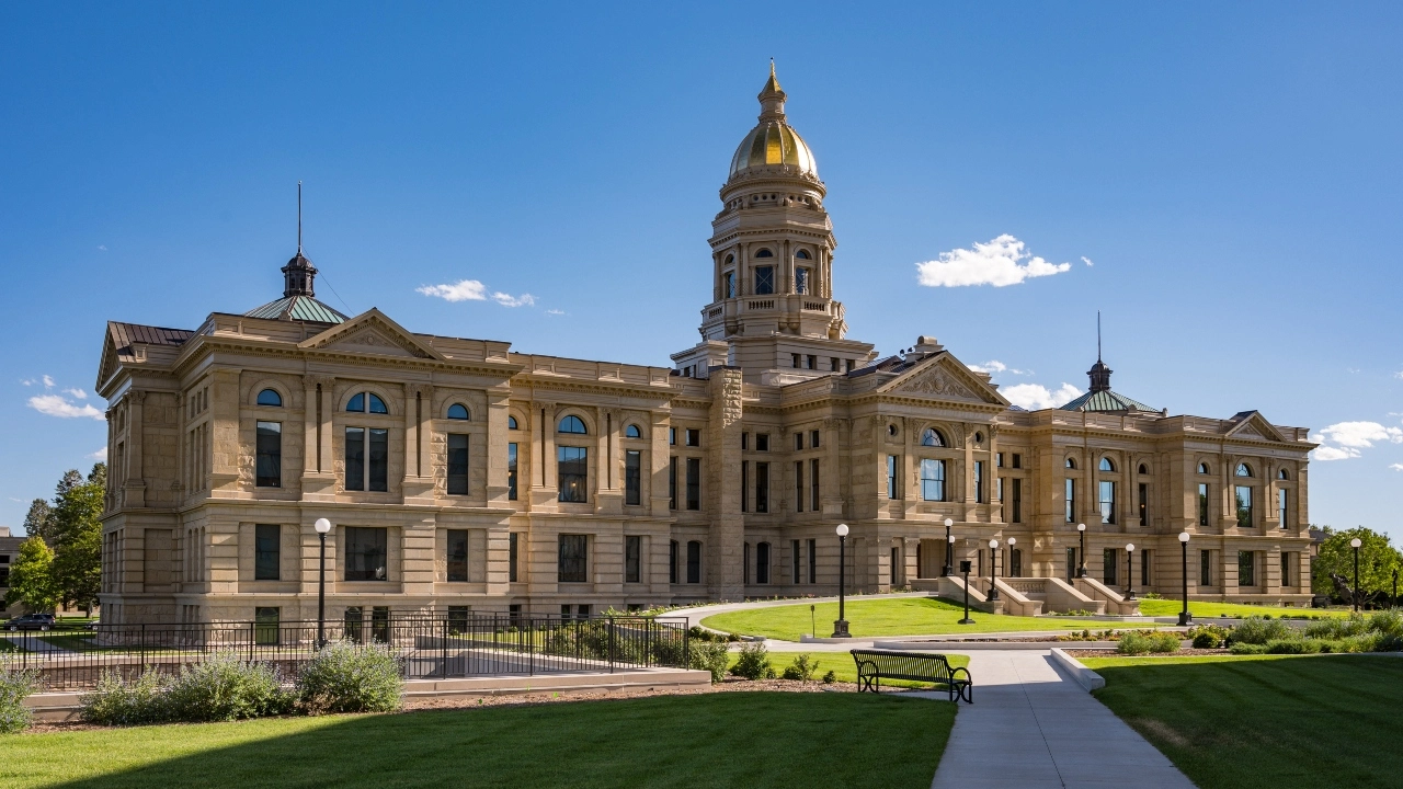 Image of Wyoming's state capitol building