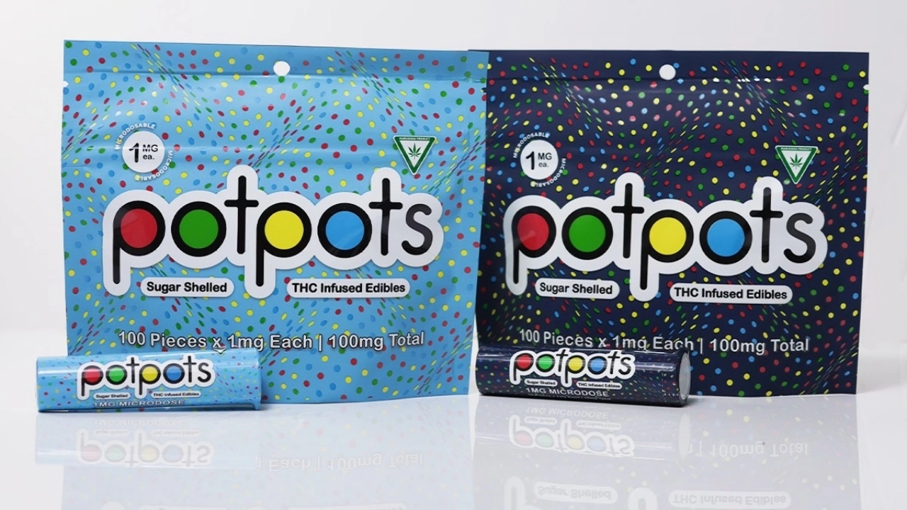 Image of Lion Labs' Potpots edibles packaging