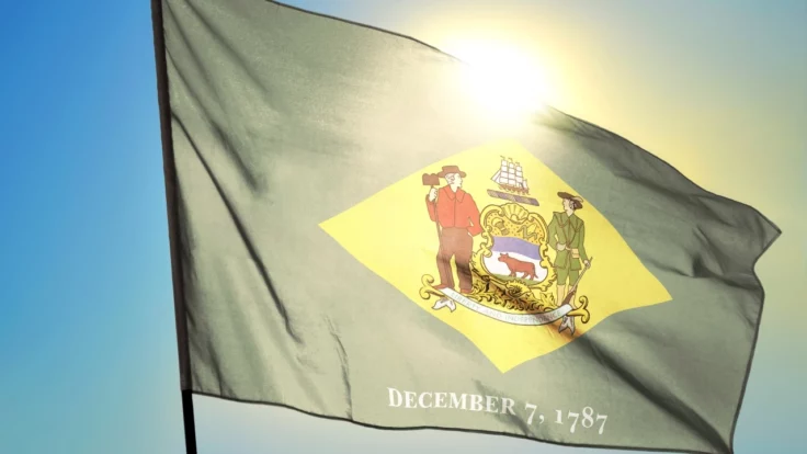 Image of Delaware state flag