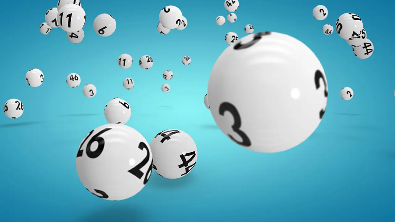 Image of falling lottery balls