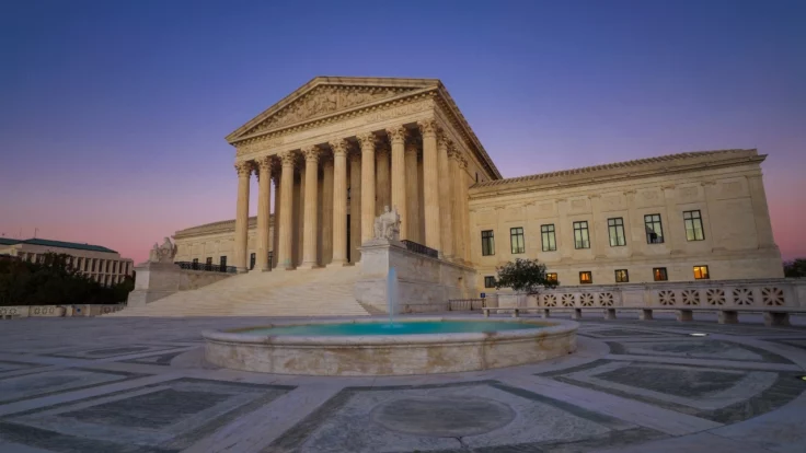Exterior of U.S. Supreme Court building