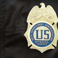 Image of DEA agent badge