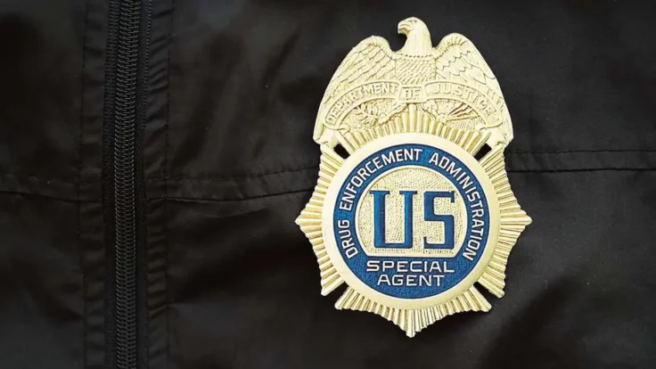 Image of DEA agent badge