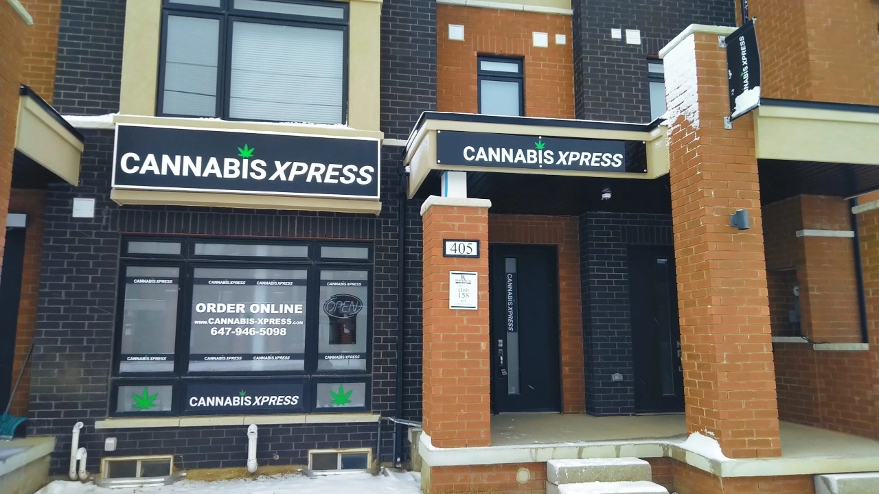 Exterior image of a Cannabis Xpress store