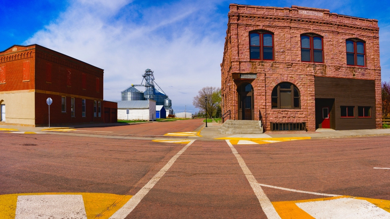 Image of downtown Hartford, South Dakota 
