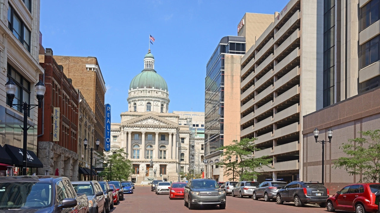Image of Indiana state capitol building