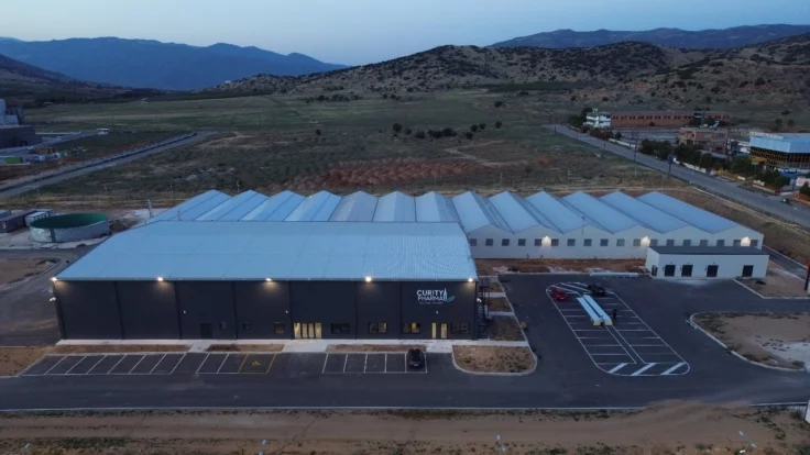 Image of Curity Pharma's cannabis cultivation facility in Larissa, Greece