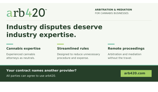 Why arb420? No Cannabis Tutorial Required.